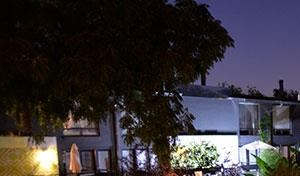 6011 Gaston - FOX TROTT Courtyard in the Evening
